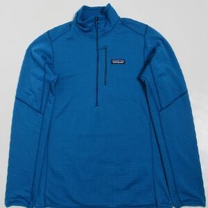 Patagonia Men's Turtleneck Half-Zip Sweater Blue